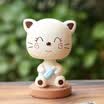 Molong kiss cat creative car shaking head spring decoration ornament cartoon car decoration car car supplies gift cat