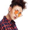 Inmix AASBJH330 new 2017 colorful sunglasses female tide celebrity men sunglasses trend polarizer male driving mirror gold frame red film gold frame red film