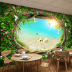 Custom Photo Wallpaper 3D Fantasy Fairy Tales Forests Swan Mural Living Room TV Background Wall Painting Kids Bedroom Wallpaper