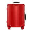 LATIT Business Aluminum Frame Suitcase Leisure Travel Luggage 20 inches with Mute Universal Wheel