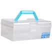YAMADA imported rectangular transparent toy storage box blue