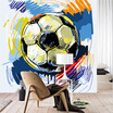 Custom Mural Wallpaper Modern Football Graffiti Bar KTV Cafe Childrens Bedroom Background Wall Painting Wall Paper For Wall 3 D