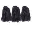 8 inch Ombre Marlybob Crochet Braids 3pcspack Afro Kinky Twist Hair 90gpack Synthetic Crochet Hair Extensions