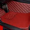 Wufu Jinniu new Tuoshun double-enclosed leather car mat Audi Q3 Mercedes-Benz C-class GLC BMW 5 Series 3 Series mats fashion brown