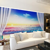 Custom 3D Photo Wallpaper Balcony Sea View Non-woven Photography Background Mural Wallpaper Living Room Bedroom Wall Mural Paper