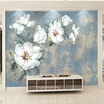 Custom Wallpaper Murals European Style Retro Art Abstract Oil Painting Flowers Wall Mural Painting Living Room Bedroom Wallpaper
