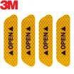 3M reflective stickers door safety warning car stickers 2593cm 4 pieces