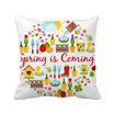 Easter Religion Festival Egg Duck Round Square Throw Pillow Insert Cushion Cover Home Sofa Decor Gift