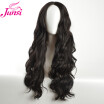 Synthetic Hair Wigs Body Wavy Long Wigs Black Color Celebrity Style Pelucas for Africa Black Women Full Wigs