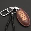 Huashi Nissan Key Case Nissan Leather Key Case Keychain Cover Refit Special C-Sports Black