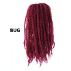 18" Marly Hair Crochet Braids 30 Roots Bug Marley Braiding Hair Synthetic Bulk Hair Extension Low Temperture Fiber Rated 50