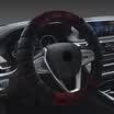 KOOLIFE car steering wheel cover winter set Volkswagen LaVida Sagitar Bora Golf 7 Magotan Honda Syllabus Jetta Tiguan Lingdu Passat&other sets - black