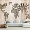 3D Wallpaper Modern Simple World Map Stereo Mural Living Room Study Office Interior Decor Wall Paper Papel De Parede 3D Paisagem