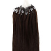 Easy Loop Dark Brown Remy Human Hair Extensions 100g Micro Loop Ring Hair