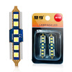IBOX CAR light double tips T10 LED bulb single for automotive reading lightceiling lamplicense plate lampdoor lock warning lamps