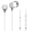 Modern HY-1100 high fidelity stereo bass high-end magnesium aluminum alloy earplugs mobile phone headset pearl white