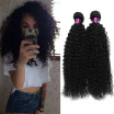 4Pcs Brazilian Kinky Curly Hair Weaves Natural Black Color 7A Brazilian Curly Virgin Human Hair Weave Virgin Curly Human Hair