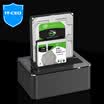 IT-CEO 25 35-inch dual-drive hard disk drive base USB30 offline copy base SATA SSD solid-state mobile hard disk box external box black W703