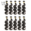 10 Bundles Brazilian Virgin Hair Body Wave Brazilian Body wave Hair Weave Unprocessed Human Hair Extensions Natural Color