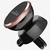 Antula A088 car phone holder magnetic outlet suction cup magnetic bracket 360 degree rotating plastic section local gold