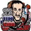 LMA Loma Car Sticker Basketball Baby Ball Car Sticker Paul Pierce Cartoon Sticker 3D Funny Car Sticker