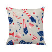 USA Flag Tie Glass Star Festival Square Throw Pillow Insert Cushion Cover Home Sofa Decor Gift