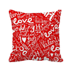 Love Marriage Celebration Valentines Day Square Throw Pillow Insert Cushion Cover Home Sofa Decor Gift