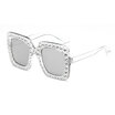 Luxury square Sunglasses Women Italy Brand Designer Diamond Sun glasses Ladies Vintage Oversized Shades Female Goggle Eyewear
