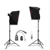 Kimbe 400w Photography Lights Flash Fill Light Softbox Light Stand Studio Equipment Apparel Still Life Photography Softbox Camera Lights Studio Set