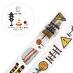 Kinbor hand book&paper tape 30mm10m hand book sticker creative color tape hot air balloon DTB64184