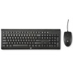 HP HP C2500 wired mouse&keyboard set black