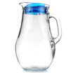 Jingdong supermarket Pasha Paji Pasabahce cold kettle 2L glass drink fruit juice cold water tea pot 80119 cover red&blue random delivery