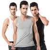Jingdong supermarket Antarctic people Nanjiren NSJA0660 cotton men&39s vest thread sports vest base shirt black&white gray 3 pieces installed L