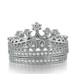 Princess Crown AAA Cubic Zirconia Wedding Ring Sets Silver Color Fashion Engagement Ring Jewelry For Women R685