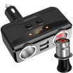 HYUNDAI Car charger cigarette lighter One in two USB smart quick charge HY-32