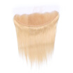 9A Blonde Lace Frontal Free Middle Three Part Straight Brazilian Virgin Hair Lace Frontals With Baby Hair
