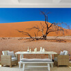 Custom Photo Wallpaper Blue Sky Red Desert Dead Branches Modern Minimalist Landscape Painting Living Room Bedroom Wallpaper Wall