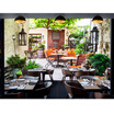 Custom photo wallpaper 3D stereo European Cafe Restaurant street scenery mural wallpaper background wallpaper mural