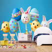 Custom Photo Wallpaper Cute 3D Cartoon Animals Colored Candy Kids Room Bedroom Backdrop Wall Decoration Mural Sticker Wallpaper