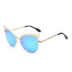 2018 new arrival metal sun glasses Fashion Brand Design Cat Eye Sunglasses Women Luxury Cat Eye Sun Glasses