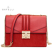 BAFELLI winter new arrival split leather bag blue bolsos mujer frosted suede cowhide crossbody bag hot sale women messenger bags
