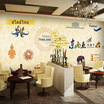 3D photo wallpaper Thailand style garden elephant mural Cafe tea shop wallpaper living room sofa wallpaper