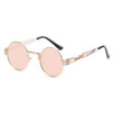 2018 Hot Fashion Metal Steampunk Sunglasses Women Brand Designer Unique Men Gothic Sun glasses Vintage round Sunglasses retro