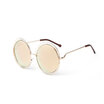 High Quality Oversized Round Sunglasses Women Brand Designer Vintage Retro Sunglass Female Sun Glasses For Women Sunglass Mirror