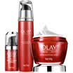 Jingdong SupermarketOlay Oil Olay Skin Care Set Newborn Plastic Face Gold Pure Cosmetic Set Red Bottle Cream 50gMoisturizer 75mlEye Cream 15ml