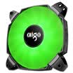 Patriot aigo BX12 dual-blade green 12CM chassis fan small 4pin PWM temperature control interface double fan water turbocharger double shock donated 4 screws