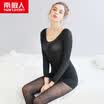 Nanjiren thermal underwear slim high-elastic round neck shirt