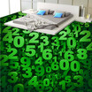 Free shipping custom vintage floor thickened mural Environmentally Friendly Digital Bathroom living room Bedroom 3D 250cmx200cm