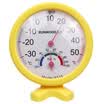 Miki SUNWOOD 6536 desktop thermometer hygrometer with a bracket color random
