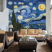 Custom Photo Wallpaper Classic Abstract Starry Sky Oil Painting 3D Wall Mural Restaurant Gallery Living Room 3D Landscape Fresco